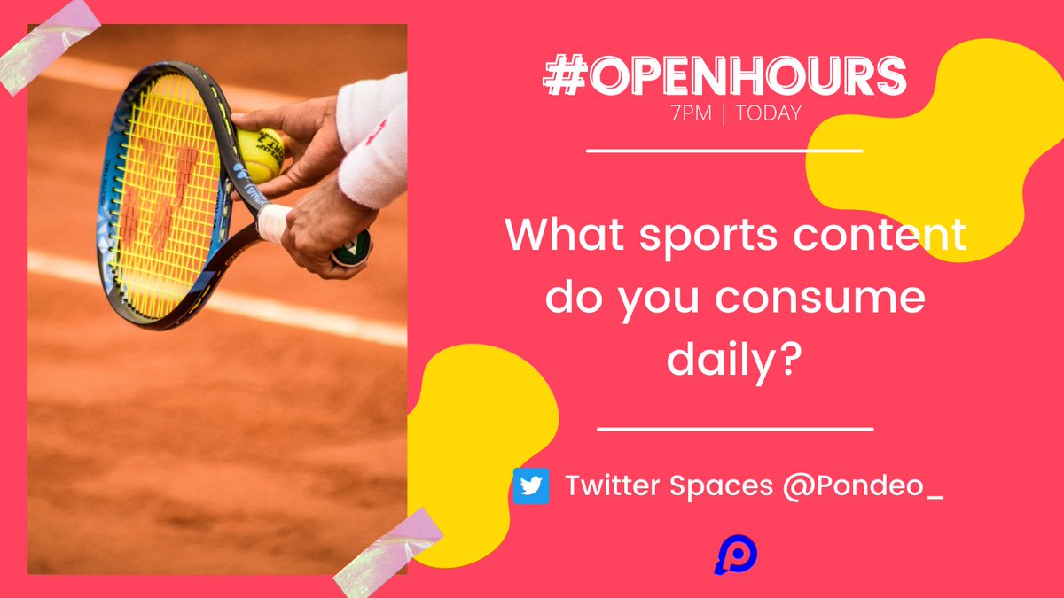 Pondeo_'s tweet image. #OpenHours aujourd&apos;hui 🚨

Un peu plus tard que d&apos;habitude pour vous permettre d&apos;être présents (19:00), et une question ⤵️ 

𝙌𝙪𝙚𝙡 𝙘𝙤𝙣𝙩𝙚𝙣𝙪 𝙨𝙥𝙤𝙧𝙩𝙞𝙛 𝙘𝙤𝙣𝙨𝙤𝙢𝙢𝙚𝙯 - 𝙫𝙤𝙪𝙨 𝙦𝙪𝙤𝙩𝙞𝙙𝙞𝙚𝙣𝙣𝙚𝙢𝙚𝙣𝙩 ?

Venez échanger avec nous en #TwitterSpace 🔊