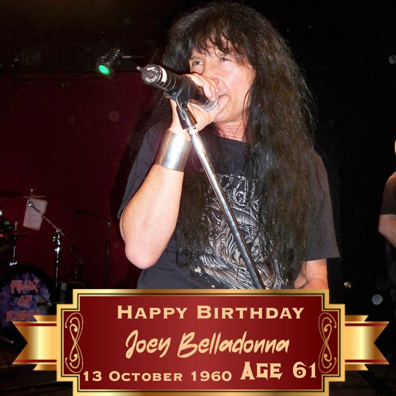 Happy to Mr Joey Belladonna From Anthrax (       