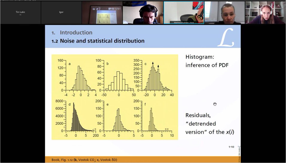 EXtremeClimTwin's tweet image. The final day of the second online workshop on hydro-climate extremes, detection and attribution for ESRs continues. Today we have a unique opportunity to learn about &quot;Climate Time Series Analysis, with special emphasis on climate extremes&quot;. #extremeclimtwin #H2020 #unspmf