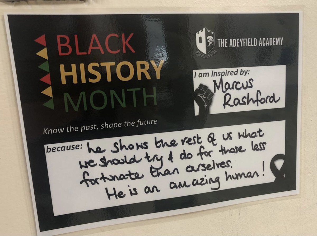 AdeyfieldSchool's tweet photo. We are recognising icons in honour of Black History Month, here are some of the amazing people inspiring us. #BHM2021 https://t.co/xMiEo450kb