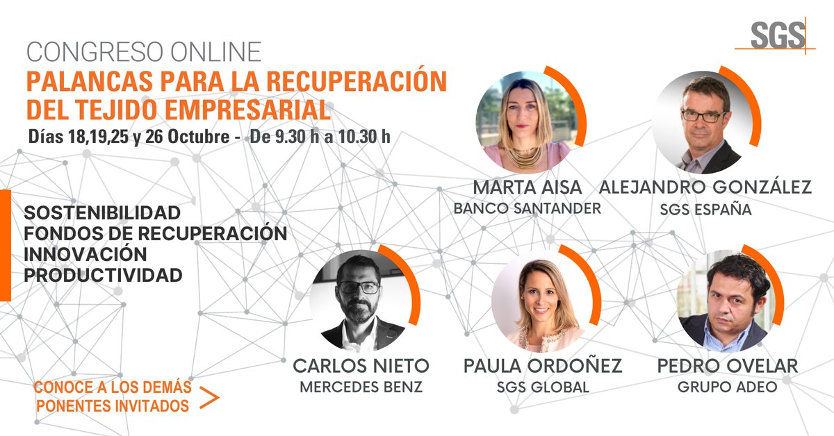 modaespana_'s tweet image. Quedan solo 6 días para que comience el congreso #online "Palancas para la recuperación del tejido empresarial" en el que participará Ángel Asensio, presidente de #ConfederaciónModaEspaña 🤩

@SGS_SA