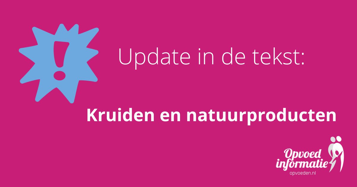 Nieuwe adviezen voor zwangeren van <a href="/voedingscentrum/">Voedingscentrum</a> en een diëtiste. Als je zwanger bent of borstvoeding geeft kun je beter geen kaneel-, venkel- of anijsthee of borstvoedingsthee met venkel of anijs drinken. Zie: opvoeden.nl/kruiden-en-nat…. Je vindt deze info ook in de <a href="/GroeiGids/">GroeiGids</a>.