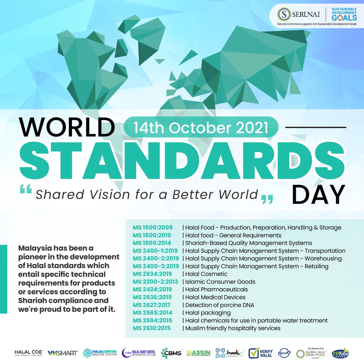 veriifyhalal's tweet image. Malaysia has been a pioneer in the development of Halal standards which entail speciﬁc technical requirements for products or services according to Shariah compliance and we're proud of it.
Download Verify Halal app
(iOS) bit.ly/VerifyHalaliOS
(Android) bit.ly/VerifyHalalAnd…