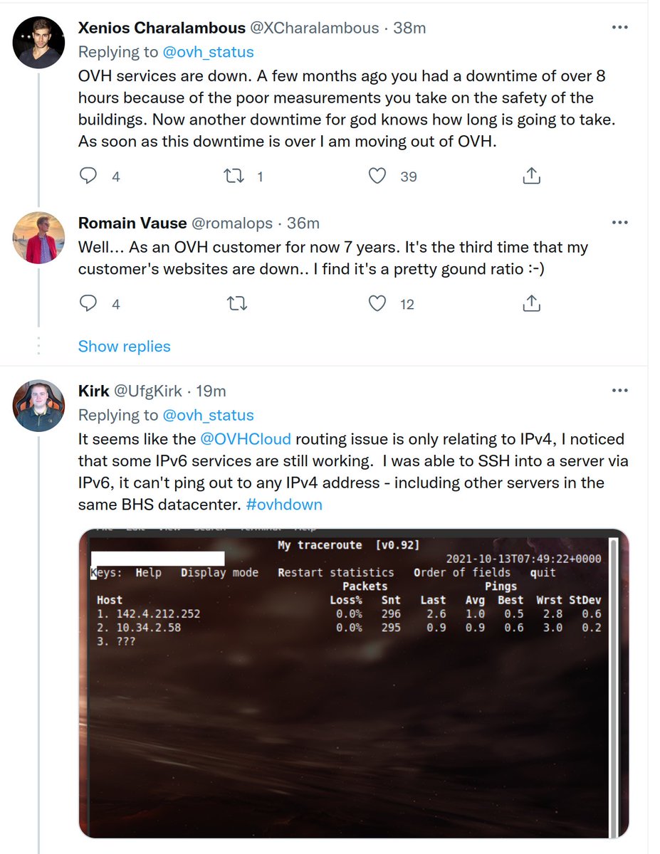 EasyCron's tweet image. Some other users are complaining at an OVH&apos;s related tweet. It&apos;s not only EasyCron that has been affected.