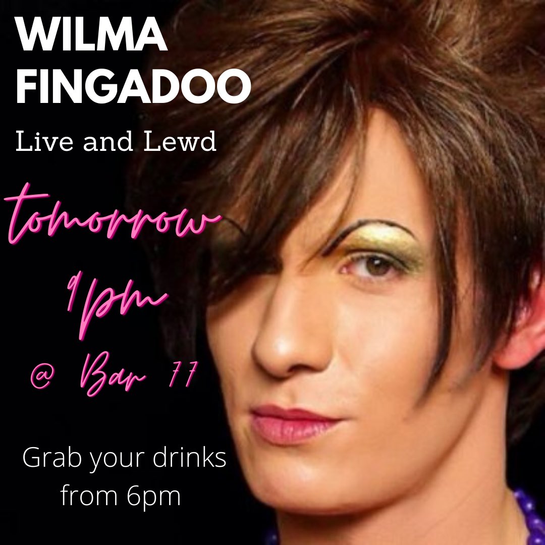 You all loved it last time! Wilma is back this Thursday at 9pm. So book your tables vis link in bio, grab your mates and get here before she does 👸🏻 #drag #Queen #hilarious
