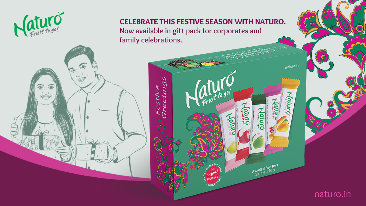 WeAreNaturo's tweet photo. Gifting is an integral part of the festive season. Spread joy with our new range of Gift Packs.
Amazon - https://t.co/qGFiYM4YvP
#festivecollection #fruitsnacks #fruitbars #fruitbites #sweettooth #gifthampers #diwaligifts #corporategifts #apple #Mango #guava #mixedfruit https://t.co/m1PuMk7mQB