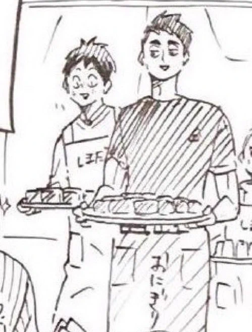 Think of Osamu and Yamaguchi making onigiri together so delicious
OSAYAMA CANON🍙 