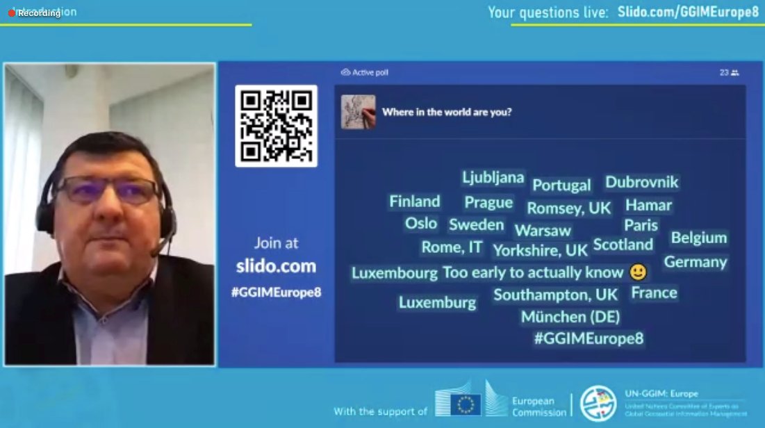 UNGGIMEurope's tweet photo. Excited to convene the Eighth Plenary @UNGGIMEuope with over 110 delegates attending from 35 Member states and 11 International Bodies and Observer Organisations #GGIMEurope8 #powerofwhere https://t.co/uSABJRsbbQ