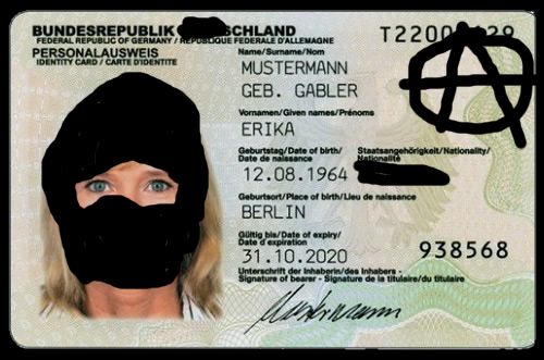 🏴Am #b1810 Steht mal wieder 1 Mensch vom Kollektiv vor Gericht. Diesesmal trägt das Theater den Titel "Veränderung von amtlichen Ausweisen".
Thema wird sein: Sinn und Unsinn von Staaten und Nationen. seid solidarisch kommt vorbei 🏴
➡️Montag 18.10. 13:00h Turmstr. 91 Saal 371⬅️