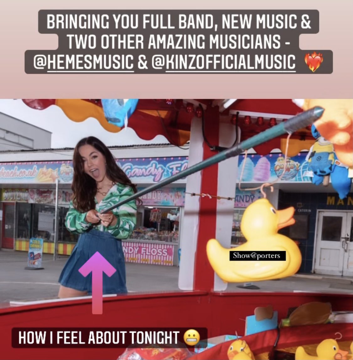 TONIGHT AT <a href="/Porterscardiff/">Porter’s Cardiff</a> ❤️‍🔥 My first live show back since lockdown and I’m so buzzing!!! 🧚🏽 FREE ENTRY!!! <a href="/_officialkinz/">Kinz</a> is kicking off the show @ 9pm!! See you on the other side, angels 🍭