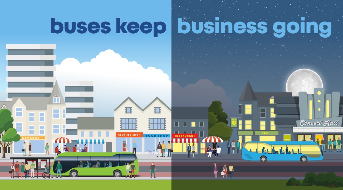 CPT_UK's tweet image. Buses keep business going and help to create thriving towns and city centres. Before the pandemic people travelling to towns and cities by bus contributed a huge £21 billion to the economy #betterwithbus