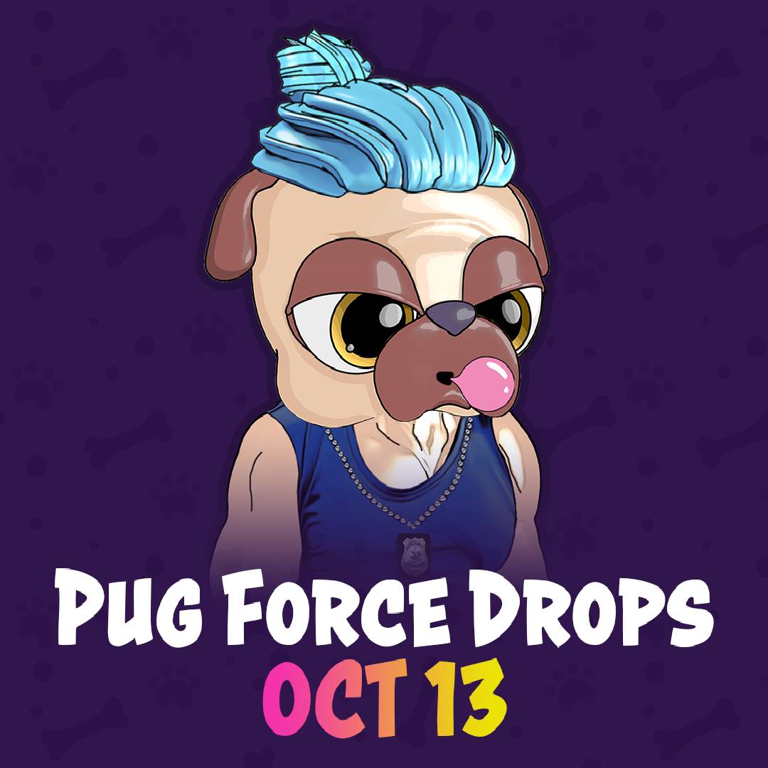 🔥Pug Force NFT Officially Dropping IN 4 HOURS!! 🔥

Expected to Sellout in Minutes - Set Your Alarm Clock!! 

🔜 pugforce.io

#NFTs #nftcollector #NFTdrop