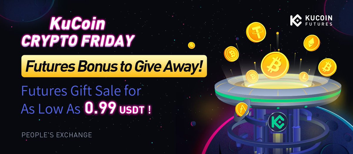 kucoincom's tweet photo. #KuCoinCryptoFriday: #KuCoinFutures Bonus to Give Away! Futures Gift Sale for As Low As 0.99 $USDT
➡️ https://t.co/6OpJdcaZYb https://t.co/E316MEDtIy