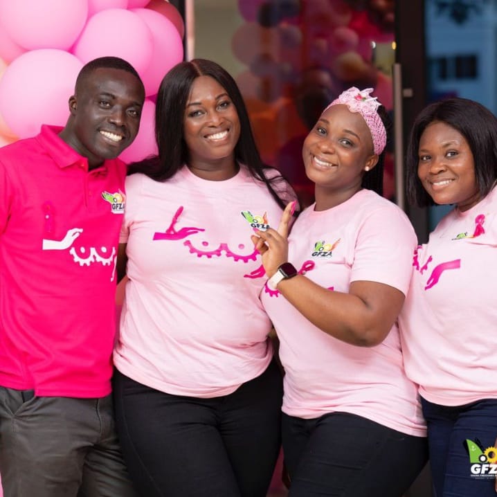 GHANAFREEZONES1's tweet photo. As part of activities to mark this year's Breast Cancer Awareness Month,  Amb. Michael A.N.N.Y. Oquaye led  https://t.co/0XuVzZdp4n #breastcancerawareness #lump #earlydetection #invertednipple #breastcancersurvivor @gipcghana
@GEPAGhana @moigovgh @MotiGhana @GHOneTV @NicheCocoa https://t.co/ebFzwJHfKA