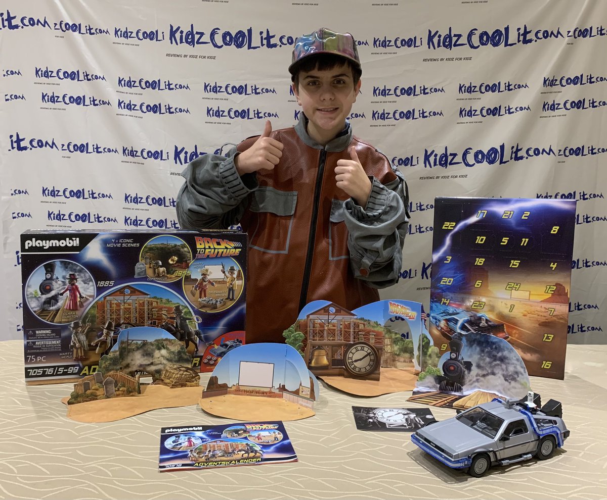 Kidzcoolit's tweet photo. .@PlaymobilUK Playmobil Back To The Future 2021 Advent Calendar review by Con!!! https://t.co/OcnG2r3qtJ #BackToTheFuture #Christmas #AdventCalendar #Playmobil #Toys .@BacktotheFuture https://t.co/8cIoUpTJr0