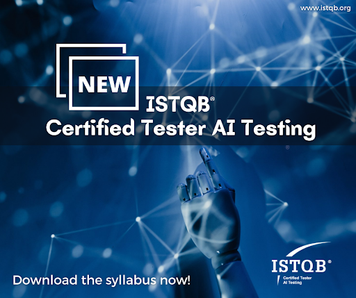 ISTQB® has released the Certified Tester AI Testing (CT-AI) certification to support the skills requirements of those involved in #testing #AI based systems or who use AI to test. 
Check it out at bit.ly/3Fxvgj3!  #artificialintelligence #aitesting #softwaretesting