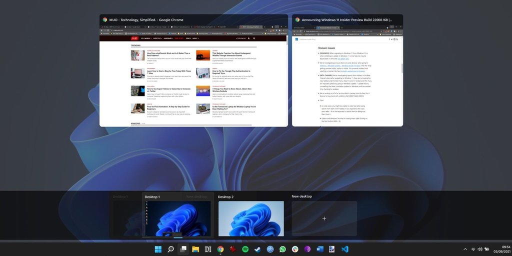 Управление рабочими столами windows 11. Управление рабочими столами windows 11