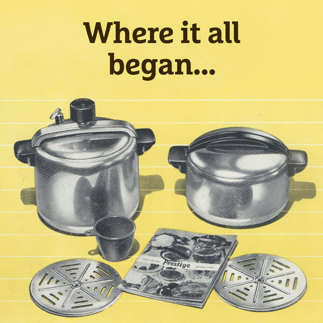 The Prestige Pressure Cooker - an iconic piece of cookware beloved by many. Do you remember the first time you saw one? 

#Since1938