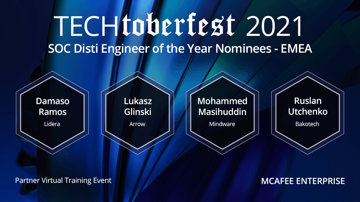 lideranetwork's tweet photo. @McAfee_Business ha nominado a nuestro CTO, Dámaso Ramos, como mejor técnico de soluciones para SOC en mayoristas de EMEA. ¡Wow! ¡Enhorabuena!
¡Sin duda a las empresas las hacen las personas y en Lidera contamos con las mejores!
#somosequipo #somoslidera #somosciberseguridad https://t.co/3CN7vR3fAp