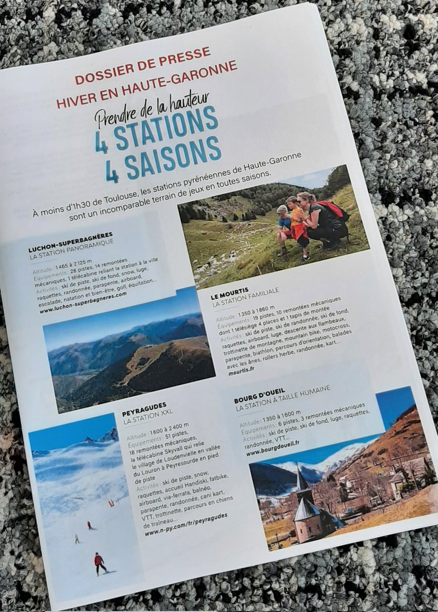 nlacomme31's tweet photo. Top départ pour une journée rencontre presse #Pyrenees à Paris.
Actu #ski des stations de #hautegaronne #LeMourtis #Superbagneres #Peyragudes #BourgdOueil https://t.co/Uzd7Ccx1Kp