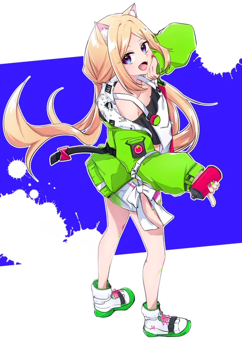 新衣装めちゃ好き!
#アロ絵  
#アキロゼ新衣装 