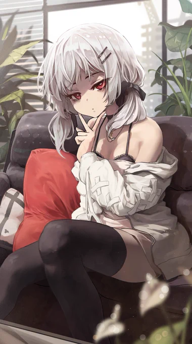 病弱な雰囲気の女の子、オフィスでのシーンをリクエストいただきました🎀 ありがとうございます! 