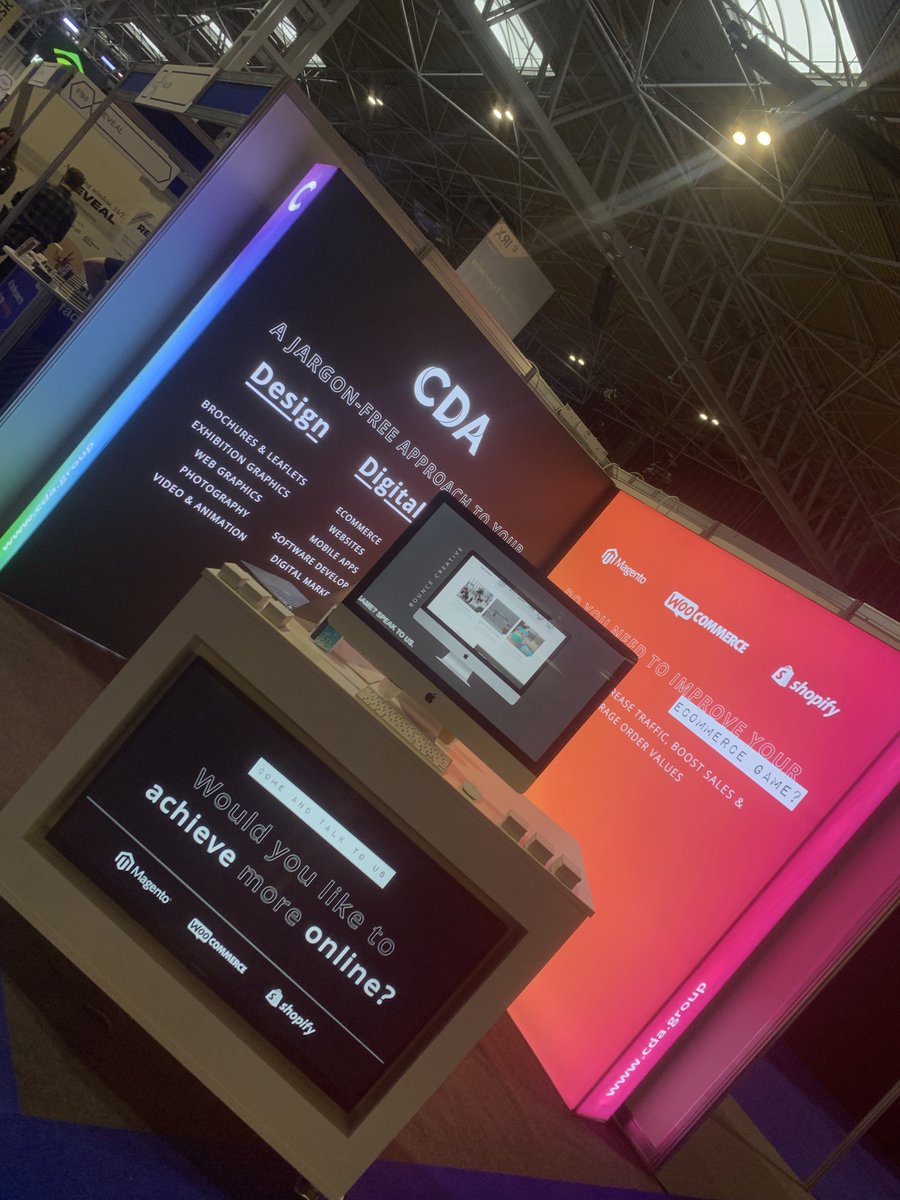 cdagroupUK's tweet photo. Hello @thenec π We are here at the @etailexpo π₯³
Are you on your way to the expo today? Visit us at stand F104 for all things design, digital and brand! β¨
#IRX21 #eDX21 https://t.co/m74O8EAhpi