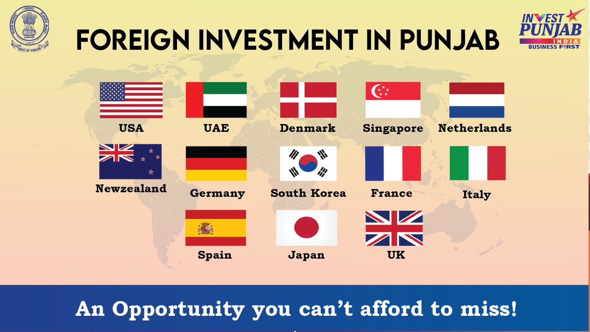 Punjab has set up International Desks as part of Invest Punjab for focus countries to facilitate prospective global investors and to attract foreign investments in various manufacturing and service industry sectors. #InvestPunjab #PPIS2021