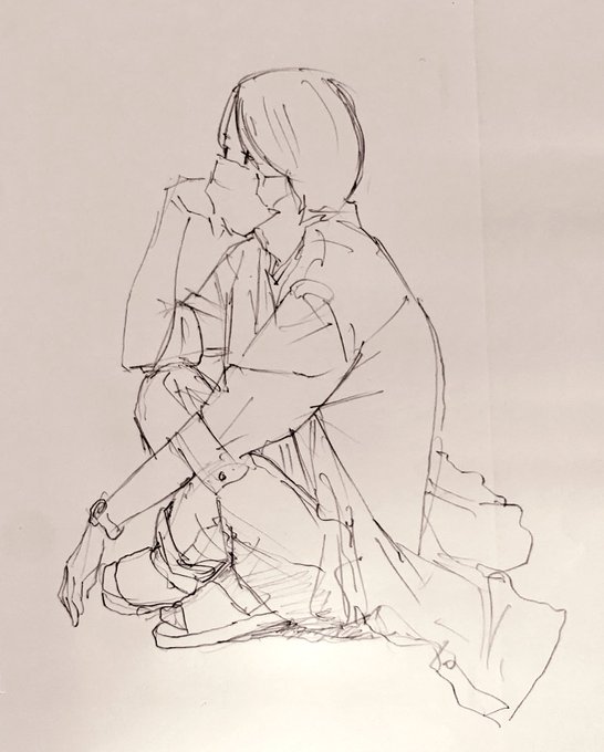 二週間ぶりのクロッキー会でした。仲間のモチベーションに助けられます。いい時間。 