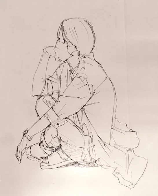 二週間ぶりのクロッキー会でした。仲間のモチベーションに助けられます。いい時間。 