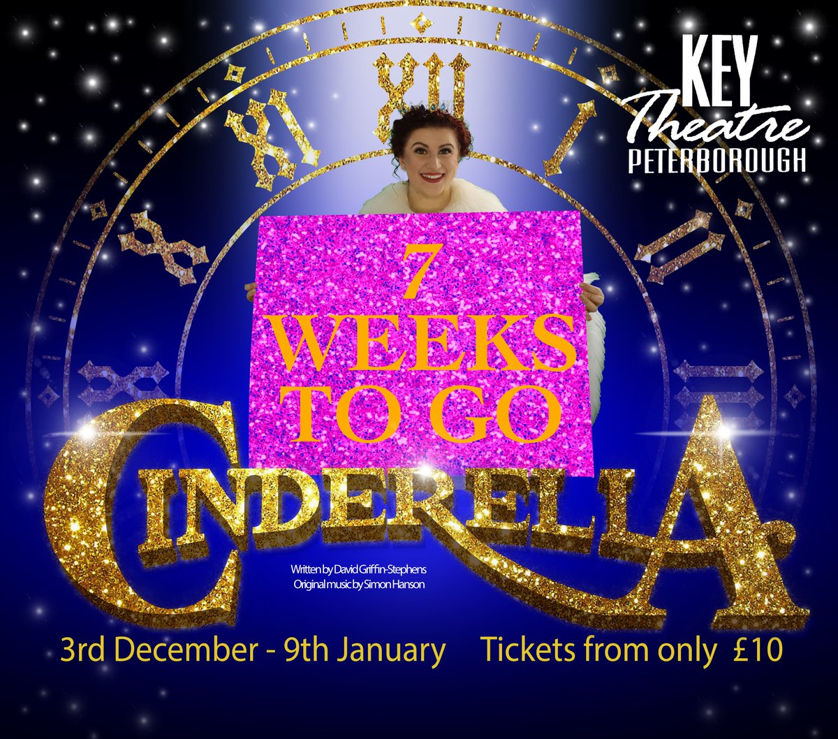 You shall go to the ball as panto returns to The Key Theatre! There’s now 7 weeks left until our production of #Cinderella hits the stage! 

Show runs from the 3rd December – 9th January.

To view all dates and book your tickets, visit Ticketsolve via - keytheatrepeterborough.ticketsolve.com/shows/11736074…