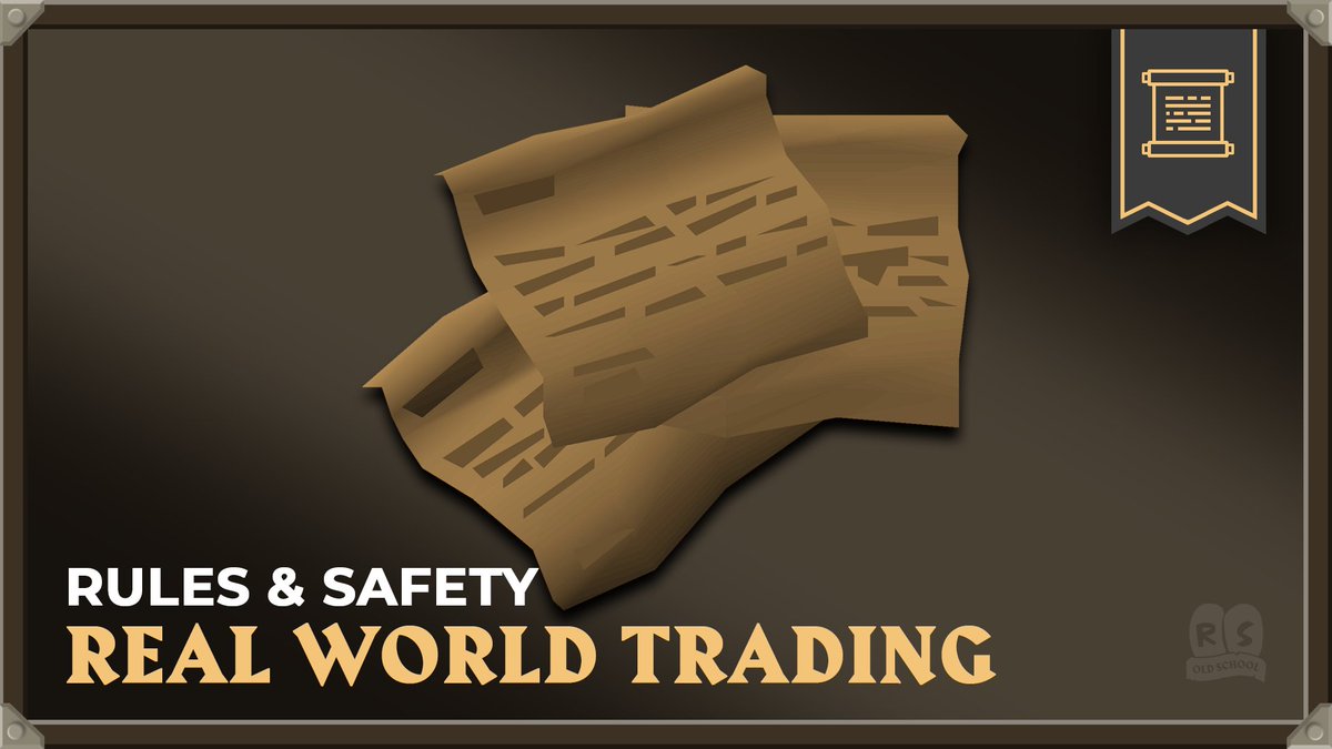 We will be introducing additional measures in the coming months to counter real world trading (RWT). Find out our plans for Gold Buyers and the Duel Arena in this latest Game Integrity blog. 🔗 osrs.game/Real-World-Tra…