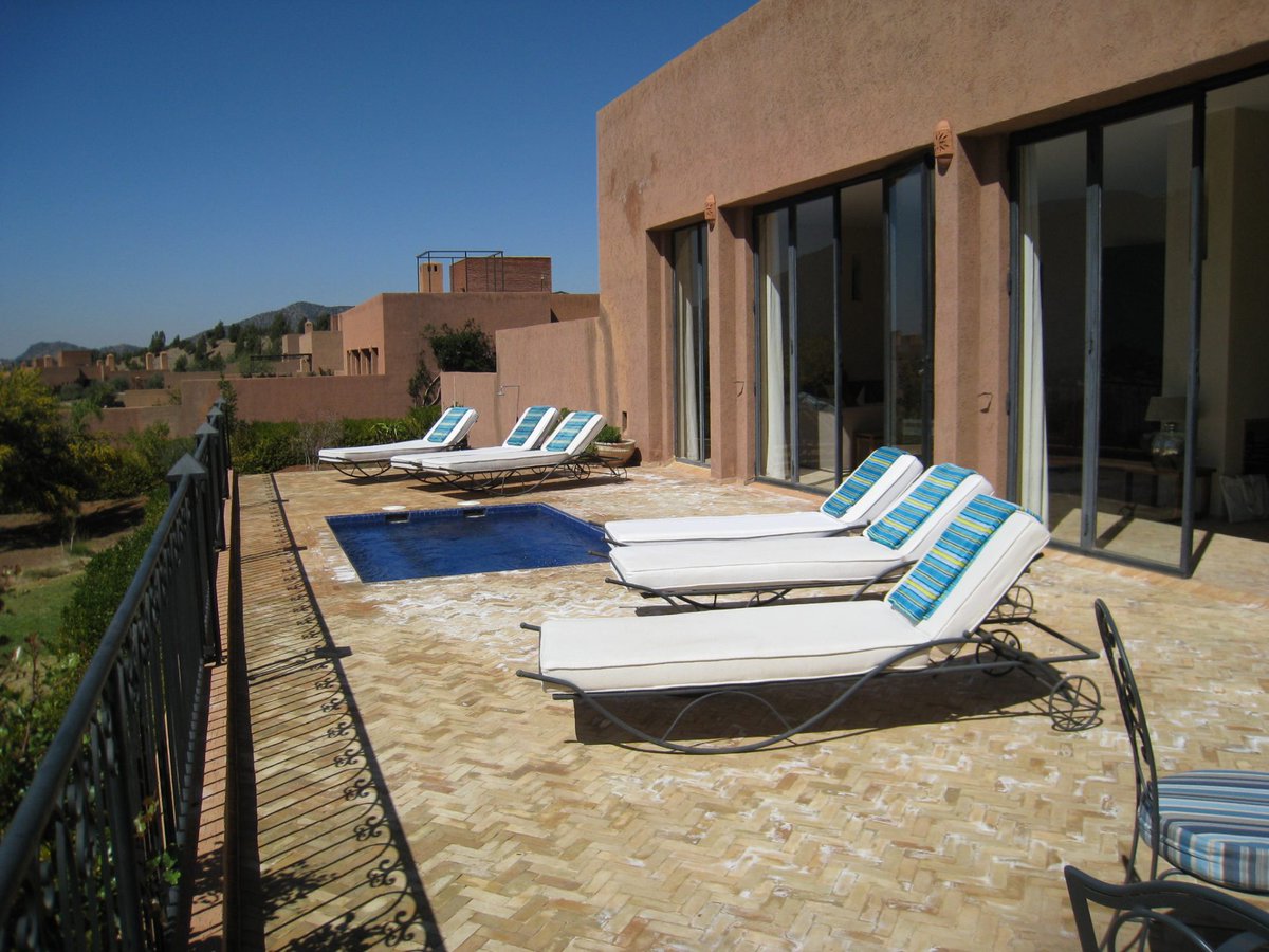 #Villa #Gourza, our only #self-catering villa in #Morocco, set in stunning #gardens, this beautiful 3 bed house is an ideal base for exploring the surrounding #Atlas #Mountains and #Marrakech is just an hour away...🌴 🏔️ 💜