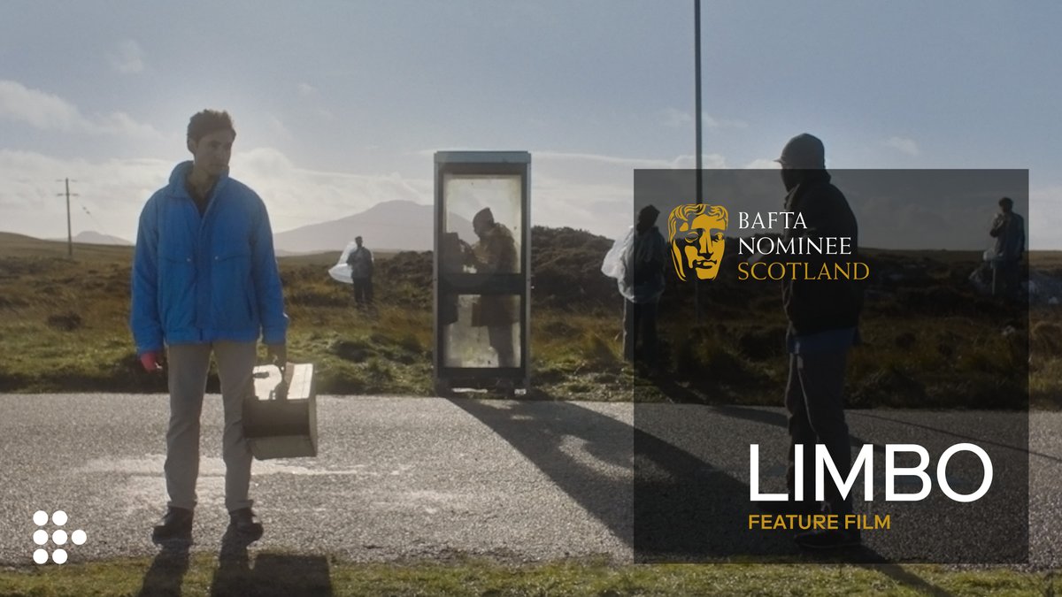 Congratulations to team LIMBO for five very well-deserved nominations at the <a href="/BAFTAScotland/">BAFTA Scotland</a> awards, including Feature Film! #BAFTAScot21 

A MUBI Release. Streaming exclusively now.