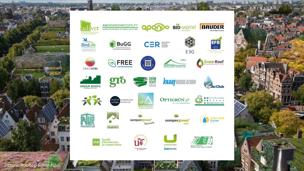 ❗️ 34 organisations call on the @EU_Commission to support renaturing cities to promote climate action and citizens' wellbeing 🌿🏙️

Read the open letter 👉 bit.ly/3FJyy2I 
#GreeningCities #Greenroofs