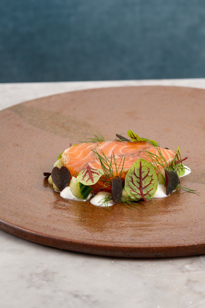 Home-Cured Scottish Salmon | Avocado | Cucumber. With the added option of Oscietra Caviar and a glass of @nyetimber Classic Cuvée, it’s the perfect way to start your meal or even just as a nibble. 

We are at your service and we love it. 🥂