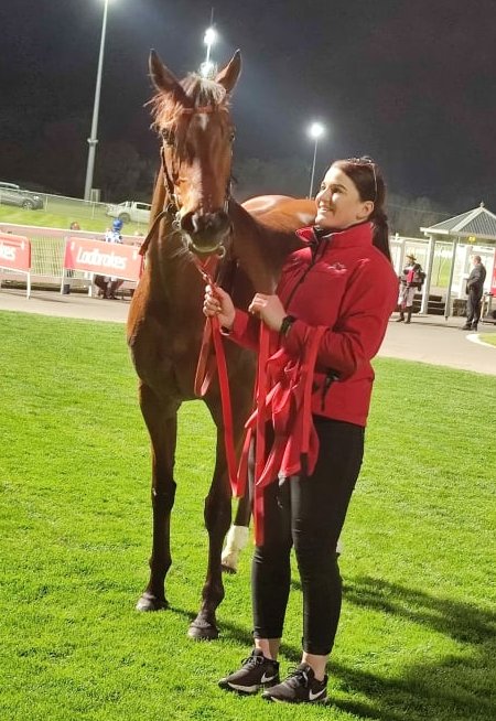 It's a 2nd career win for recent stable addition Anacreon (7m Starspangledbanner x Reigning Lass) in the Mdn/C1 over 1600m in Launceston!

Congrats to Matt Young and connections and a big thanks to <a href="/Ericabyrne_1/">Erica Byrne burke</a> for a bold front running ride that paid off! #TrinderRacing