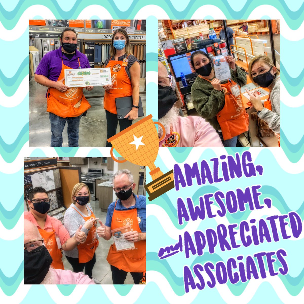 Specialty Tuesday was full of recognition and rewards!  Celebrating this amazing team for what they do to drive business and customer experience!  Thanks to our amazing District Team for recognizing our folks! <a href="/BethGilbertTHD/">Beth Gilbert</a> @THD_Audrey @thd_young @AndreaMcTHD @THDMichaelE