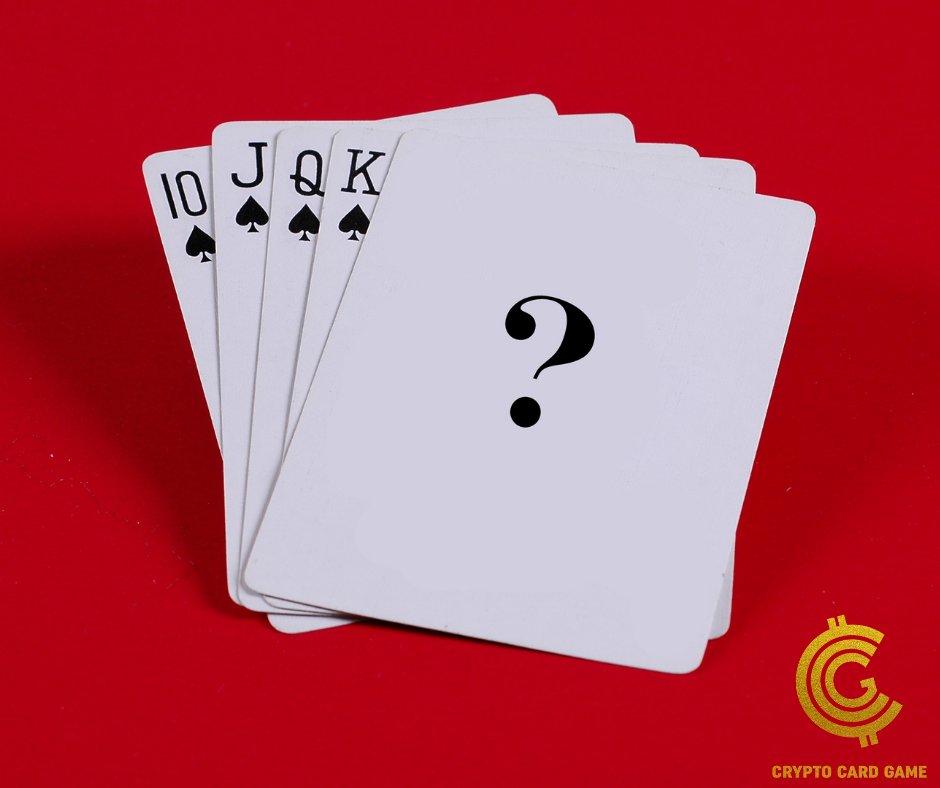 CryptoCardGame1's tweet photo. We have a riddle for you! 🧐

Do you know how many cards are in a standard regular deck of cards? 🤔

#cryptocardgame #riddle #game #cards https://t.co/frxgLfsZvE