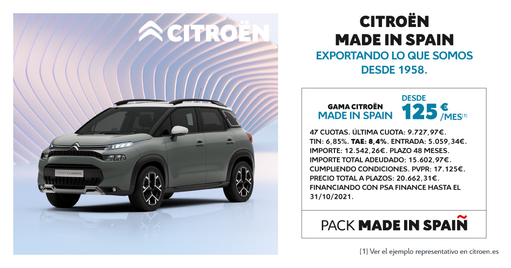 LucenaTobalo's tweet photo. ¿Aún no te has enterado? Ahora puedes conseguir el Citroën C3 Aircross  con unas condiciones inmejorables.
¡Aprovecha esta gran oportunidad!
👉 Tienes hasta el 31 de #octubre.

#CitroenTobalo #Lucena #MadeinSpain #GamaEléctrica https://t.co/lTd2yWGc1a