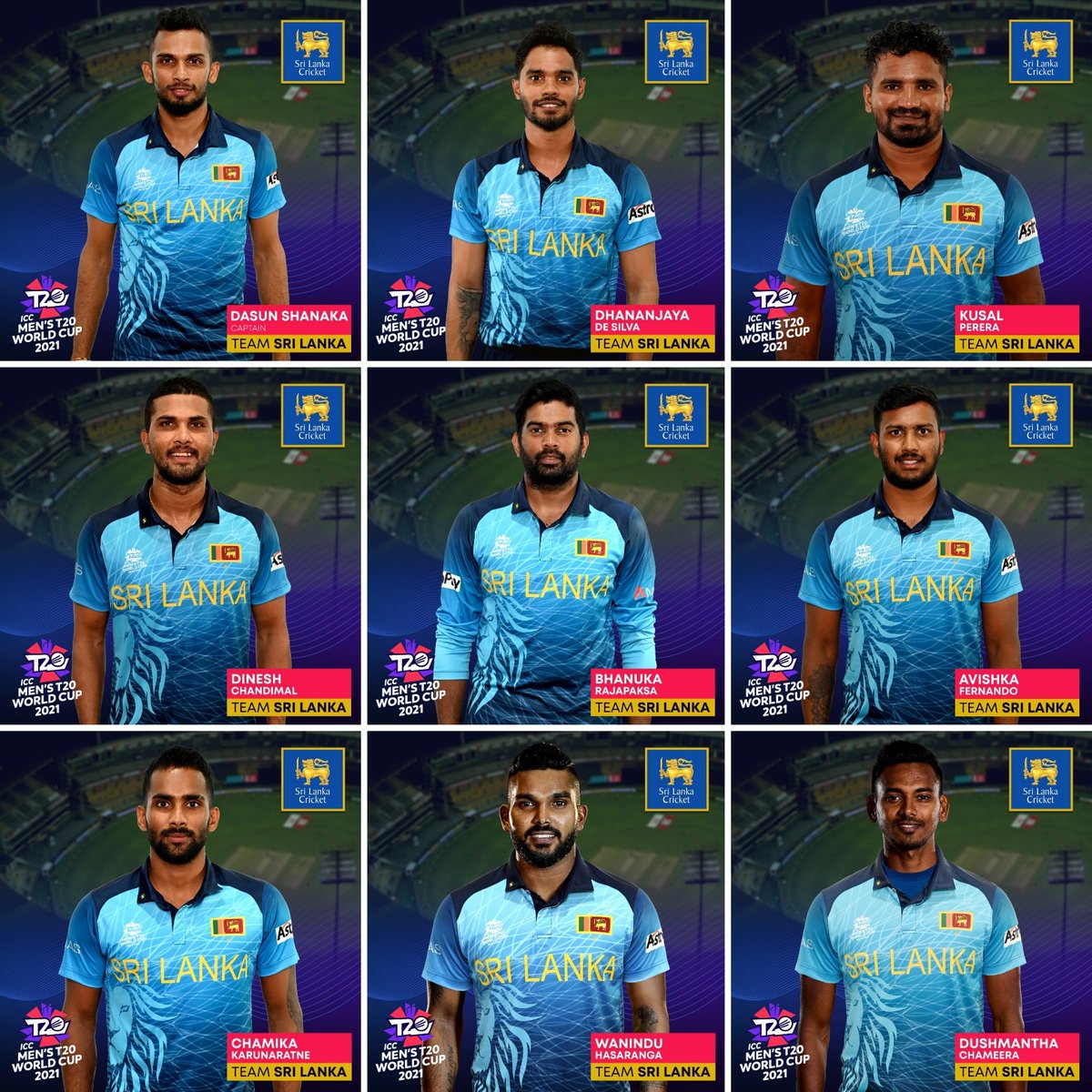 Sri Lanka Cricket 🇱🇰 on X: 🇱🇰 players are looking good in thier new  jersey🔥🤩 Describe the new 👕 in one word! #AstroPay #MASHoldings  #T20WorldCup #ApeKollo #RoaringForGlory  / 