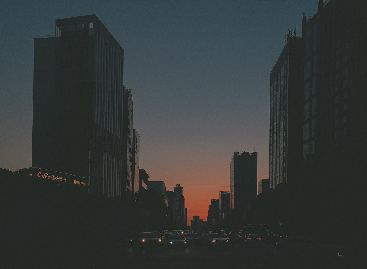 날이 예쁘게 저물길래