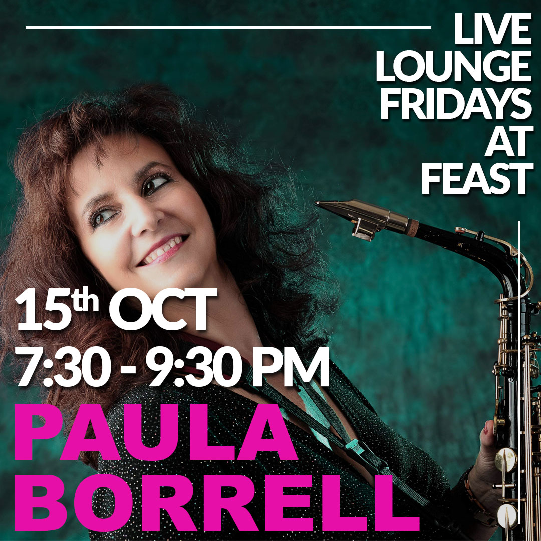 FeastRestauran1's tweet photo. Live Lounge Friday, 15th October, at 7:30 PM, Paula Borrell will be performing her amazing set at Feast.
Come down to Feast and enjoy live performances every Friday. Book Your Table Today!
 📞 01375 470 555
📩 info@feast-restaurant.co.uk
#FridayLiveLoungeatFeast #LiveatFeast https://t.co/cTnwQ37agI