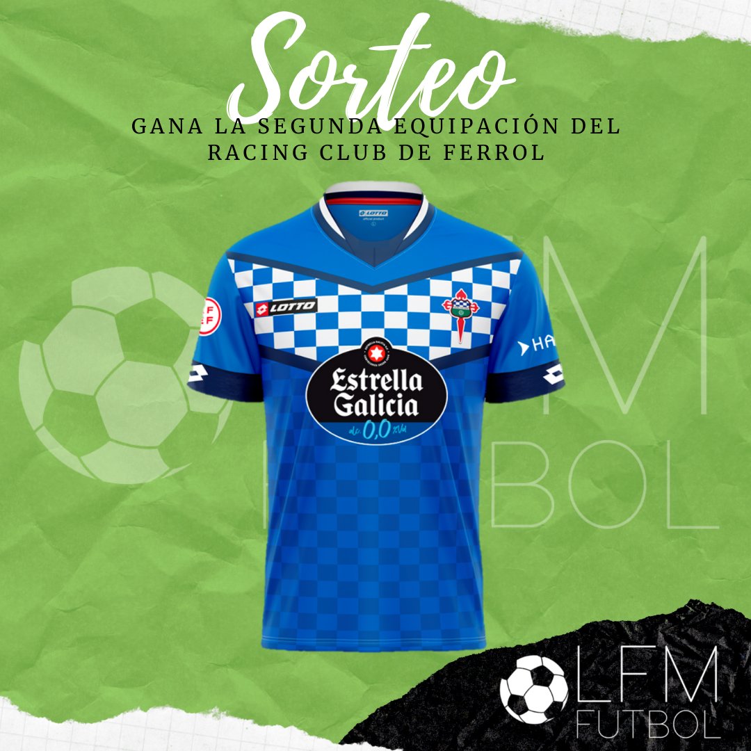 FutbolLfm's tweet photo. Queremos celebrar con vosotros los casi 1500 suscriptores en Youtube con un SORTEO 😊

Gana la segunda equipación del @racingferrolsad 👕

Pasos:
- Dar RT a este tweet
- Seguirnos
- Suscribirse a nuestro canal de YouTube

El ganador será publicado el Sábado 16 de Octubre 👋 https://t.co/c2nPHK05kC