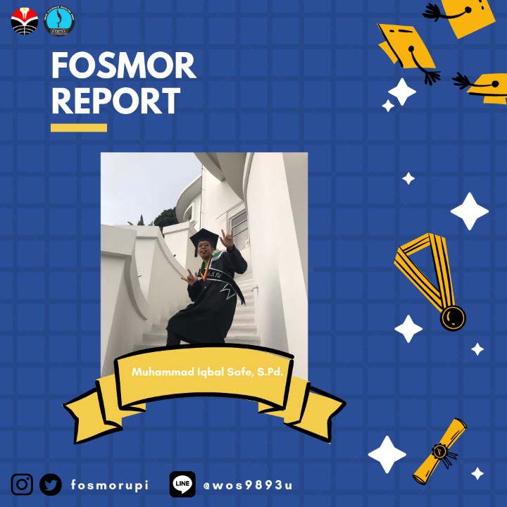 diterapkan di jenjang kehidupan selanjutnya. Aamiin🙏 Congraduation akang &amp; teteh!🎉🎉🎉

#FOSMORUPI
#FOSMOR2020
#BDGRASABGR
#FOSMORWISUDA (2/2)