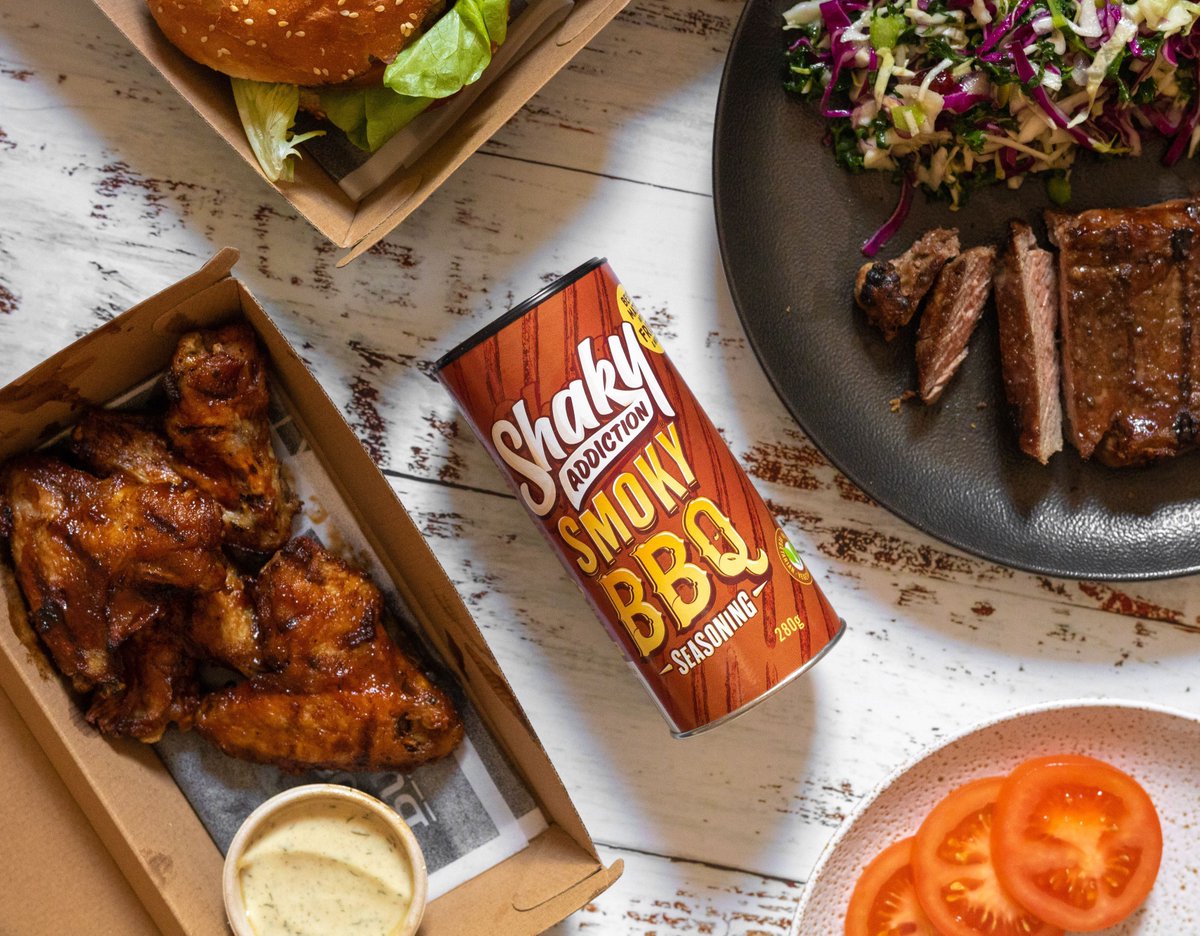 Shaky is so versatile that you can literally use it in every single dish. We see a lot of you in our stories experimenting with Shaky on veggies, meats, fish, and so much more! How have you been enjoying your Shaky Addiction seasonings lately?

#ShakyAddiction #SmokyBBQ #GetShaky