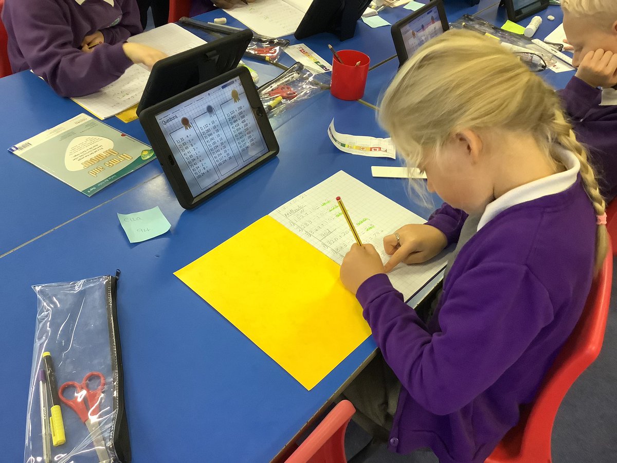 KidsgrovePrimar's tweet photo. Teaching and Learning at Kidsgrove Primary has reached new levels. Innovation at its best! AirDrop learning, QR codes to self teach and  photo evidence of learning for our parents to see every lesson! #digitalbydesign #innovativeteachers #acornfamily @ShawEduTrust https://t.co/1cFnefMswg