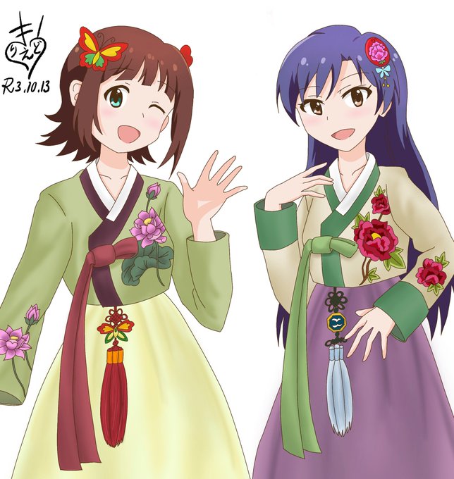 チマチョゴリのtwitterイラスト検索結果 古い順