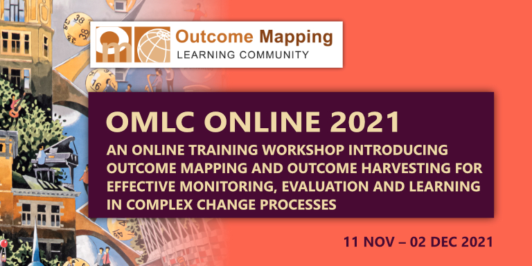 outcomemapping's tweet image. Registration for OMLC Online 2021 closes on 31 October. Join us for an introduction to Outcome Mapping and Outcome Harvesting for complex change processes.

Details here &amp;gt;&amp;gt; event.outcomemapping.ca