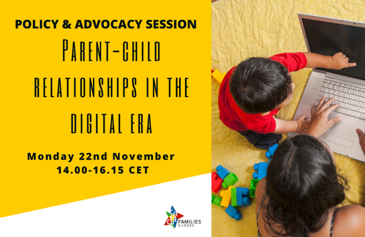 COFACE_EU's tweet photo. Do you want to learn more about the role of families in guiding #children in the realization of their rights and in harnessing the opportunities of the digital era? 
Join our next online policy and advocacy session!

🗓️Date: 22nd November
💻Register here: https://t.co/MWANUioY6e https://t.co/JjpAQDMcJx